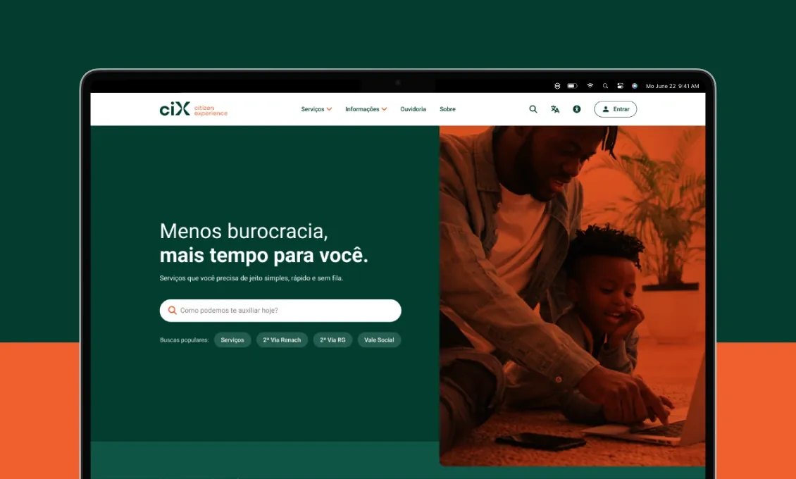 cIX Citizen Portal — UX/UI case study cover