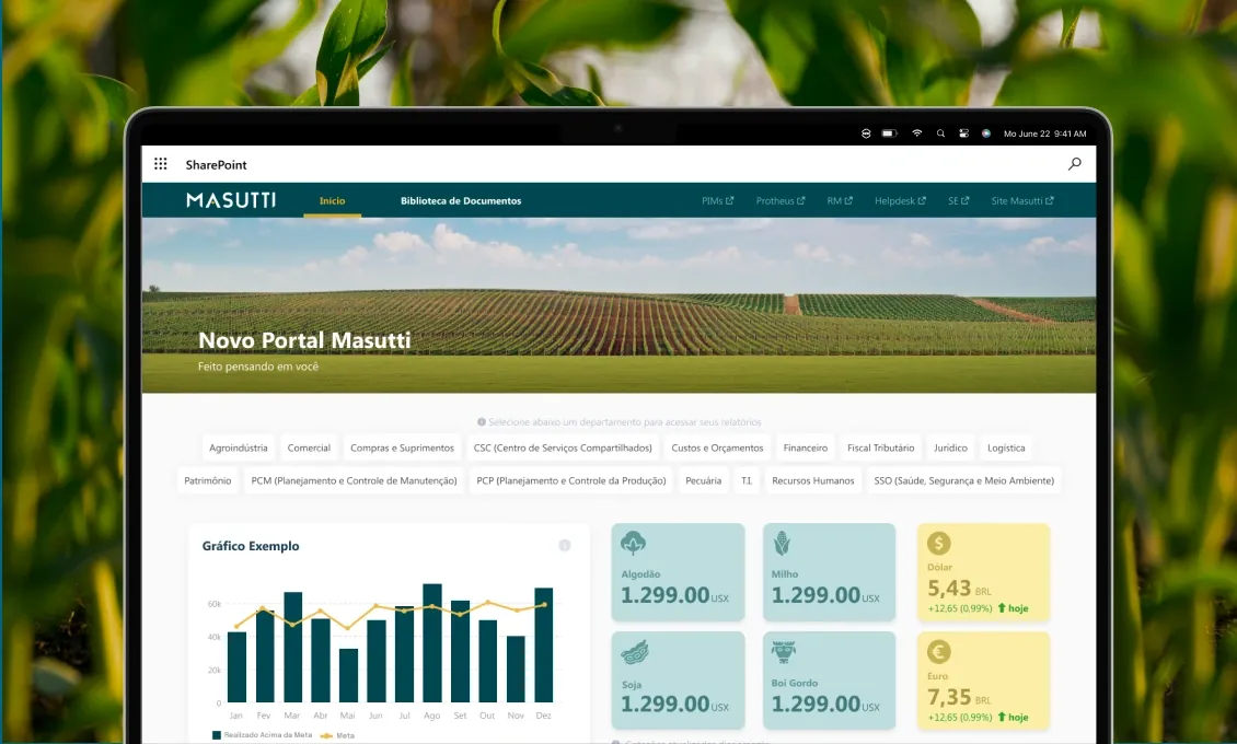 Masutti Group Report Portal — UX/UI case study cover