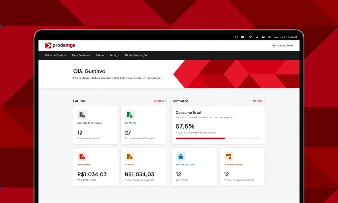 PRODEMGE Customer Portal — UX/UI case study cover