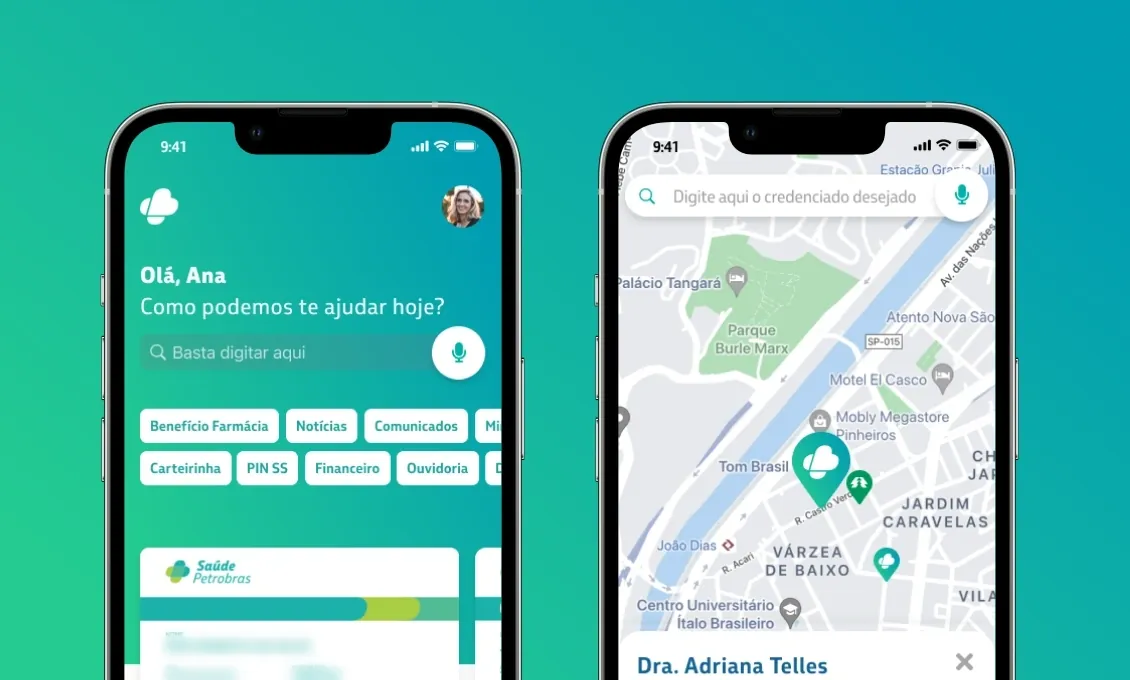 Saúde Petrobras App — UX/UI case study cover