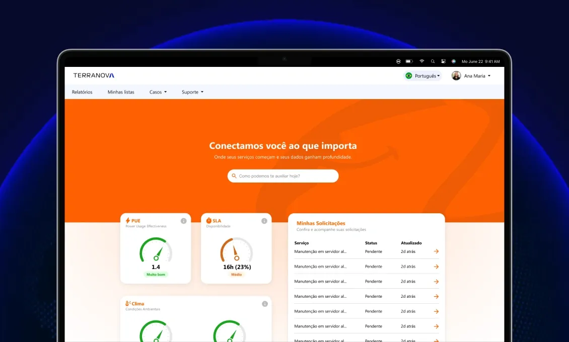 Terranova Customer Portal — UX/UI case study cover
